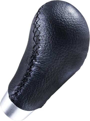 Arenbel Stitched Leather Shifter Stick Knob Replacement Type R Manual Gear Shift Lever Handle Fit Most MT Cars, Black in Saudi Arabia