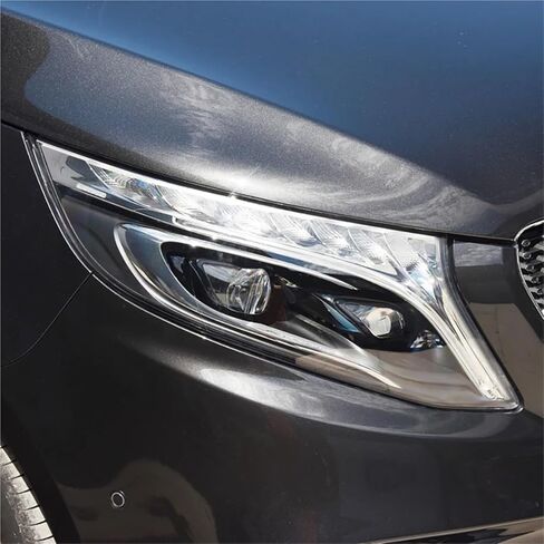 متوافق مع مرسيدس بنز فيتو V-CLASS V260 2016-2021 غطاء المصباح الأمامي الشفاف عاكس الضوء للمصابيح الأمامية غطاء المصباح قطع غيار السيارات (A Piar) in Saudi Arabia