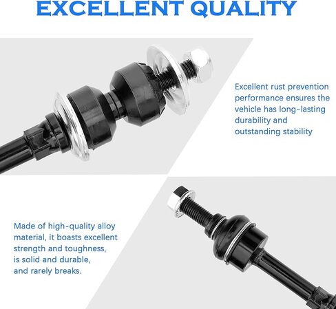 المثبت الأمامي Sway Bar End Link End Kit لـ 2005-2008 Ford F-150 4WD 2006-2008 Lincoln Mark LT 4WD K80338 in Kuwait