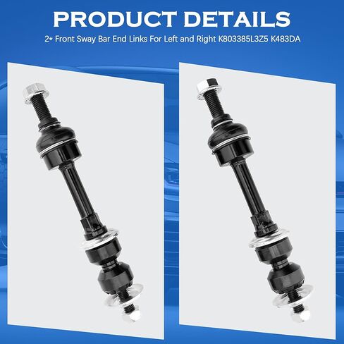 المثبت الأمامي Sway Bar End Link End Kit لـ 2005-2008 Ford F-150 4WD 2006-2008 Lincoln Mark LT 4WD K80338 in Kuwait