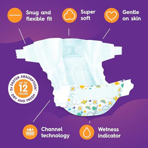 White Cloud Ultra Comfort Diapers, Size 7, 41+lbs, 4 Packs of 20 = 80 Diapers in Saudi Arabia