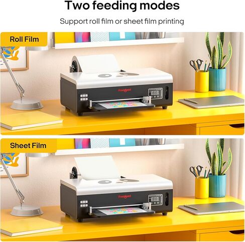 طابعة ملابس Procolored F8 DTF مقاس 8.2 بوصة A4 L800 Panda آلة طباعة نقل مع وحدة تغذية بكرة تدوير الحبر الأبيض (طابعة + حبر + فيلم) in Kuwait