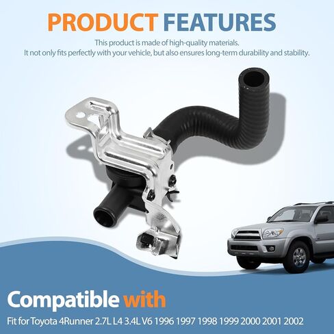 صمام التحكم في سخان HVAC مناسب لسيارة Toyota 4Runner 2.7L L4 3.4L V6 1996-2002 استبدال 87240-35070 87240-35050 (مع خرطوم) in Kuwait