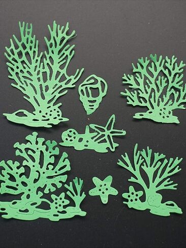 Metal Beach Shell Starfish Conch Coral Cutting Dies, Ocean Life Die Cuts Embossing Stencils Template Mould for Card Scrapbooking and DIY Craft in Saudi Arabia