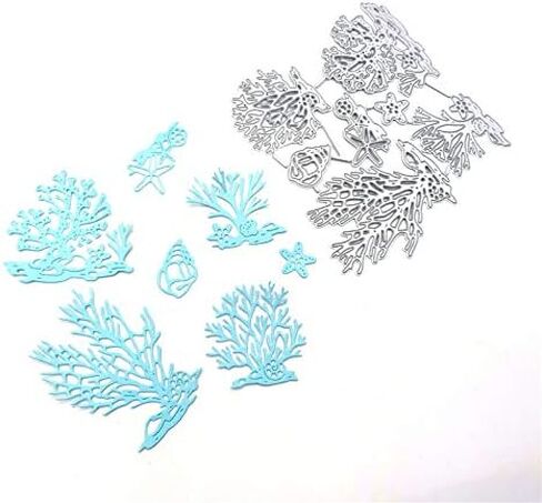 Metal Beach Shell Starfish Conch Coral Cutting Dies, Ocean Life Die Cuts Embossing Stencils Template Mould for Card Scrapbooking and DIY Craft in Saudi Arabia