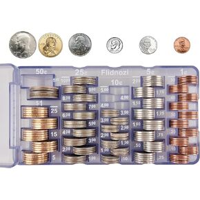 Coin Sorter Coin Counter Tray, 2pcs Mini Coin Holder for Car, Accurate & Easy to use, Coin Storage sort Loose Change Quick & Easy, Good Helper as the Coin Organizer Bank, Innovative & Durable in Saudi Arabia