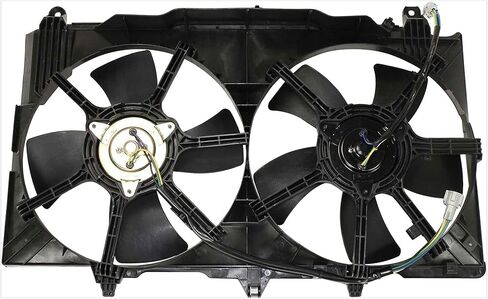 Garage-Pro Kit (1) Radiator, Radiator Cooling Fan Assembly for 2003-2006 Nissan 350Z Automatic/Manual Transmission, Standard Duty Cooling in Saudi Arabia