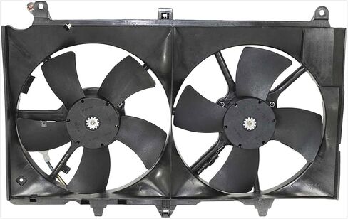 Garage-Pro Kit (1) Radiator, Radiator Cooling Fan Assembly for 2003-2006 Nissan 350Z Automatic/Manual Transmission, Standard Duty Cooling in Saudi Arabia