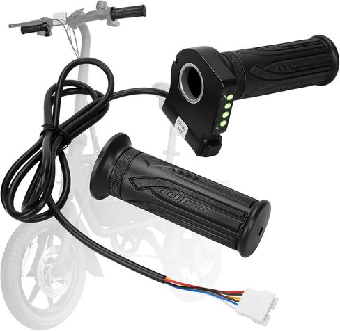 زوج KH-DX 36 فولت مقبض خانق للدراجة الكهربائية مناسب للاستبدال، لـ Jetson Bolt Pro/Atlas/Ancheer وDYU D3F/D2F/C3/C4 Ebike، مع زر التحكم في السرعة وشاشة LCD الجهد in Kuwait