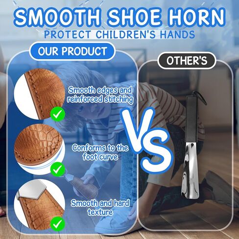 Mini Shoehorn Key Chain for kids 3.7 Inch - Travel Shoe Horn Metal Shoe Spoon Shoe Slider Stainless Steel Shoe Horn in Kuwait