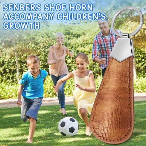 Mini Shoehorn Key Chain for kids 3.7 Inch - Travel Shoe Horn Metal Shoe Spoon Shoe Slider Stainless Steel Shoe Horn in Kuwait