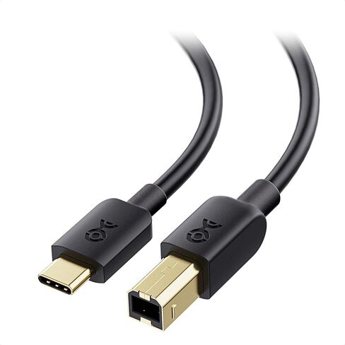 Cable Matters USB C Printer Cable 9.8 ft (USB C to USB B Cable, USB B to USB C Cable) Compatible with Printer, MIDI Controller, MIDI Keyboard and More in Black - 9.8 Feet in Saudi Arabia