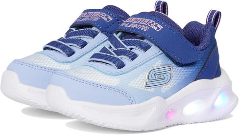 Skechers Girls SOLA Glow Sneaker, Grey/LightPink, 10 Toddler in Saudi Arabia