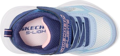 Skechers Girls SOLA Glow Sneaker, Grey/LightPink, 10 Toddler in Saudi Arabia