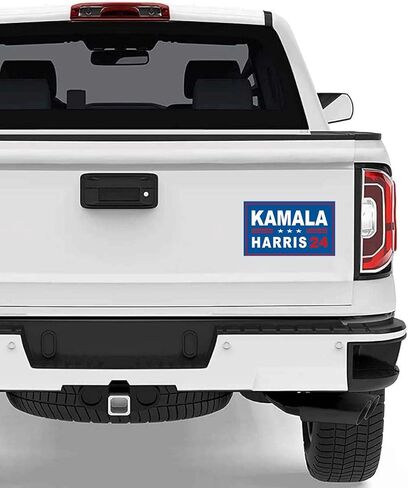Kamala Harris 2024 President Campaign Car Magnet Bumper Magnet Truck Magnet Fridge Magnetic Laptop Decal 2PCS Size 6" x 4" in Saudi Arabia