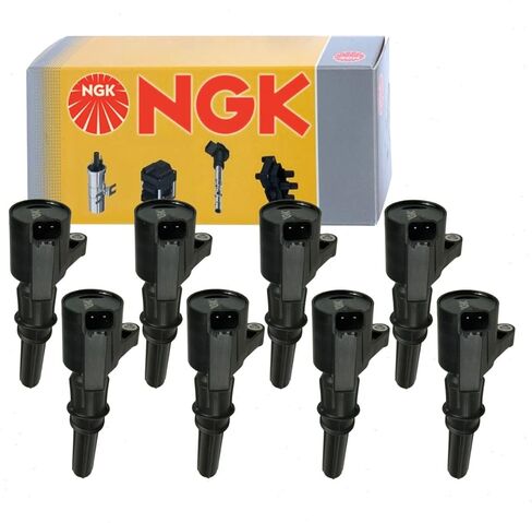 8 قطع ملف إشعال NGK متوافق مع Ford F-150 4.6L 5.4L V8 1997-2010 (حزمة متجر كاملة) in Saudi Arabia