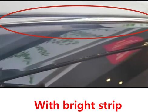 واقيات نافذة السيارة من Rain Guard متوافقة مع Lexus ES250/300h/350 【MK7-XZ10 2019-2025】، أقنعة تثبيت خارجية، عاكسات جانبية تلقائية للنوافذ، ملحقات السيارة - مع شرائط ساطعة in Saudi Arabia