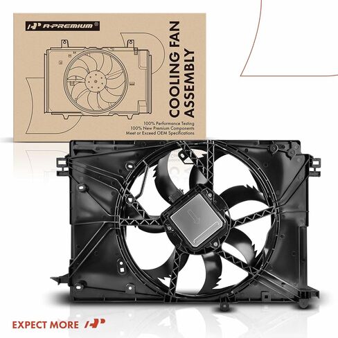 A-Premium Engine Radiator Cooling Fan Assembly with Brushless Motor Compatible with Select Toyota Models - RAV4 2019-2022 2.5L, Venza 2021-2024 2.5L, Crown 2023-2025 2.5L in Saudi Arabia