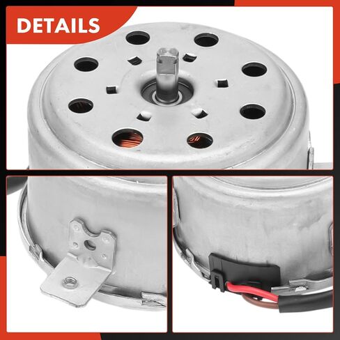 A-Premium Engine Radiator Cooling Fan Motor Compatible with Chevrolet Models - Sonic 2012-2020, 1.4L, Automatic transmission - Replace# 95018604 in Saudi Arabia