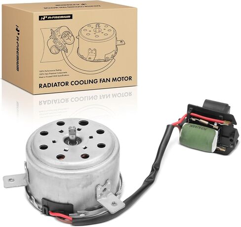 A-Premium Engine Radiator Cooling Fan Motor Compatible with Chevrolet Models - Sonic 2012-2020, 1.4L, Automatic transmission - Replace# 95018604 in Saudi Arabia