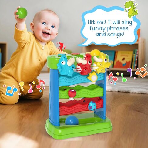 ألعاب للفتيات بعمر 1 2 3 سنوات، ألعاب موسيقية لعمر 6-12-18-24 شهرًا، ألعاب تفاعلية للأطفال الصغار، ألعاب مونتيسوري، هدايا عيد الميلاد للأطفال الصغار بعمر 1-2 سنة in Kuwait