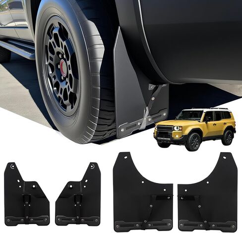 Mud Flaps Compatible with Toyota Land Cruiser 250 1958 Prado J250 LC250 2025 2024 Front & Rear Mud Guard Splash Guards in Saudi Arabia