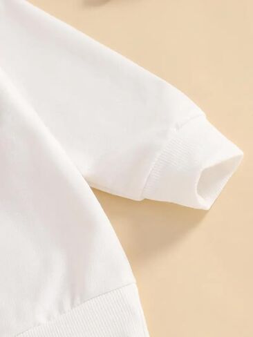 Toddler Christmas Sweatshirt Baby Girl Boy Snowman Face Long Sleeve Pullover Tops in Kuwait