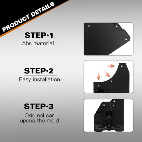 Mud Flaps Compatible with Toyota Land Cruiser 250 1958 Prado J250 LC250 2025 2024 Front & Rear Mud Guard Splash Guards in Saudi Arabia