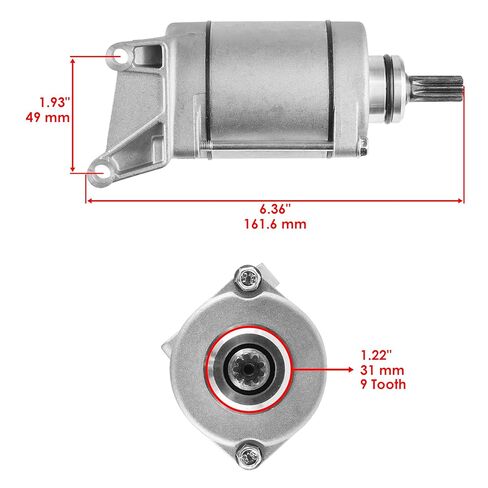 Caltric Starter Relay and Solenoid Compatible with Yamaha YFZ450R / YFZ450RSE Special 2009-2021 in Saudi Arabia