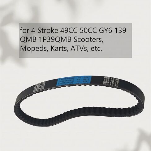 5-حزمة 669 18 30 CVT استبدال حزام المحرك لـ Taotao Roketa Vespa 49CC 50CC GY6 139QMB 139QMB 4 السكتة الدماغية سكوتر ATV Go Kart in Kuwait