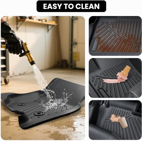 Truck Bed Mat Fit for Tacoma 2024 5FT, All Weather Trunk Mat Waterproof Cargo Mat Compatible with Toyota Tacoma Accessories 2024 Odorless Truck Bed Mat Black in Kuwait