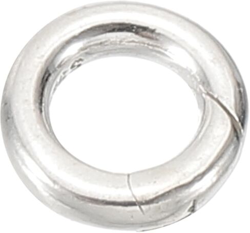 PATIKIL 18mm Spring Round Circle Clip Pendant Clasp, Spring Ring Buckle Necklace Clasps and Closures Charm Clasp Necklace Bracelet Extender Connector for Jewelry Making, Silver in Saudi Arabia