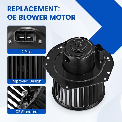 HVAC Blower Motor 700242 Compatible with 2005-2010 Chevy Cobalt、2006-2011 Chevy HHR、2007-2009 Pontiac G5,Heater Blower AC Fan for 15-81101, 25776197, 75778, GM3126132, PM9290 A/C Blower Motor in Kuwait