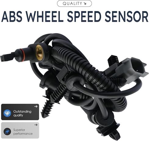 2Pcs Front Left and Right Abs Wheel Speed Sensor Compatible with Jeep Commander Grand Cherokee 56044144Aa Als2113 05 06 07 08 09 10 2005 2006 2007 2008 2009 2010 in Saudi Arabia