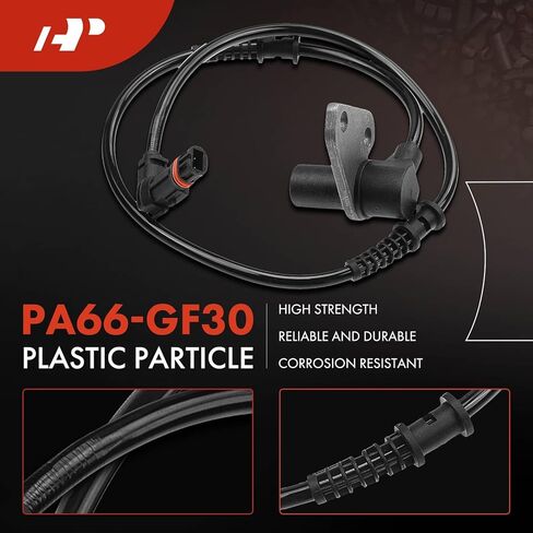 A-Premium Front and Rear ABS Wheel Speed Sensor Compatible with Mercedes-Benz Models - E300 1996-1999, E320 1996-2003, E420 1997, E430 1998-2002, E55 AMG 1999-2002, 4-PC Set, # 2105409008, 2105409108 in Saudi Arabia