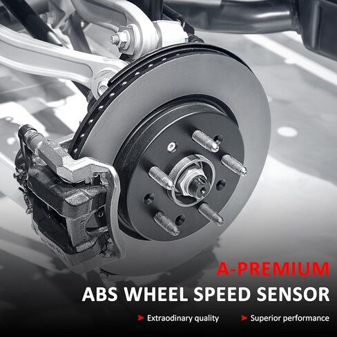 1 قطعة مستشعر سرعة العجلات ABS أمامي يسار أو يمين متوافق مع Ford Escape 2013-2019، Ford Focus 2012-2014، Mazda 3 2004-2013، Lincoln MKC 2015-2017، فولفو C30 2007-2013، فولفو C70 2006-2013، إلخ. in Kuwait
