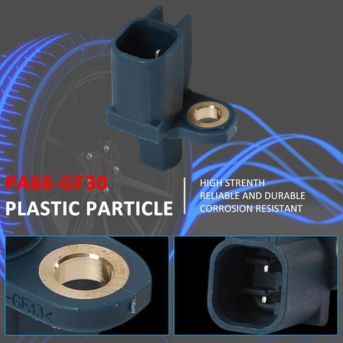 1 قطعة مستشعر سرعة العجلات ABS أمامي يسار أو يمين متوافق مع Ford Escape 2013-2019، Ford Focus 2012-2014، Mazda 3 2004-2013، Lincoln MKC 2015-2017، فولفو C30 2007-2013، فولفو C70 2006-2013، إلخ. in Kuwait