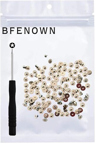 Bfenown 50 قطعة مسامير لوحة المفاتيح + مفك براغي لجهاز MacBook pro Retina A1706 A1707 A1990 A1708 A1989 A2141 A1932 A2179 A2251 A2289 A2337 A2338 A2442 A2485 A2681 A2779 A2780 A2941، سنة 2016-20 23 in Kuwait