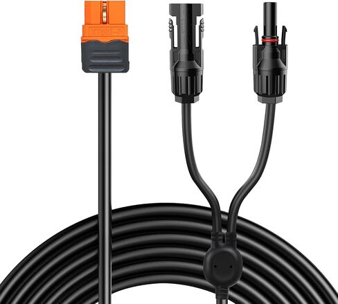 12AWG 10Ft Solar to XT60 Extension Cable, Tool-Free Solar Connector to XT60H-F Adapter,Solar Panel Cable to LiFePO4 Battery RV Portable Power Station Solar Generator(10FT, XT60) in Saudi Arabia
