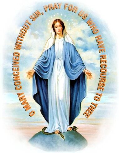 CafePress Miraculous Medal 5.5" Round Car Magnet Magnetic Bumper Display in Saudi Arabia