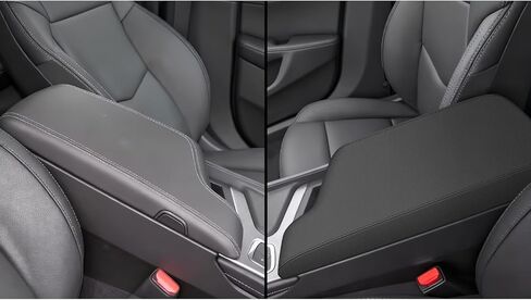 AOMSAZTO Console Covers for 2020 2021 2022 2023 2024 Cadillac CT5 Armrest Covers for Cadillac CT5 Black with Black Stiches in Saudi Arabia