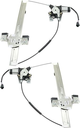 مجموعة منظم النوافذ الخلفية للسائق والراكب من Garage-Pro متوافقة مع Hummer H2 2003-2009، الطاقة، مع محرك، مجموعة من 2 in Saudi Arabia