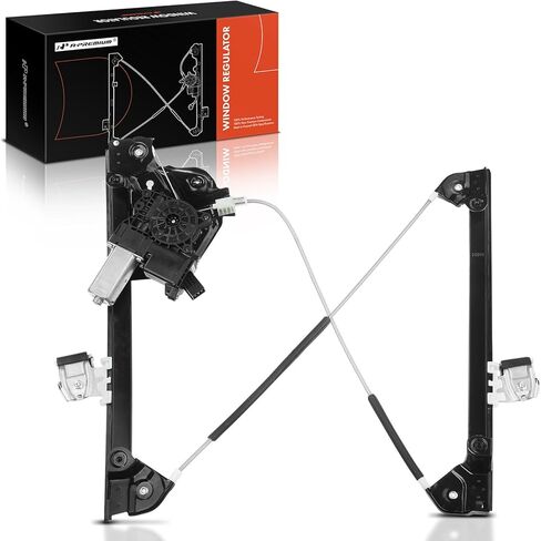 A-Premium Electric Power Window Regulator with Motor Compatible with Cadillac STS 2005-2011, Sedan, Front Right Passenger Side in Saudi Arabia