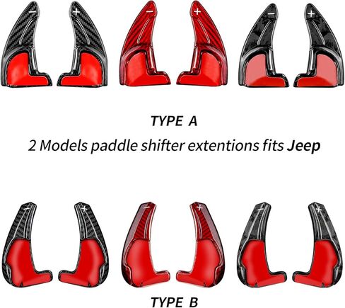 T-carbon Shifter Paddle Extension Fits Dodge Challenger Charger Durango 2024;Carbon Fiber Steering Wheel Paddle Shifter Cover Fits Chrysler and Jeep Grand Cherokee 2023 Gear Shift Trim Accessories in Saudi Arabia