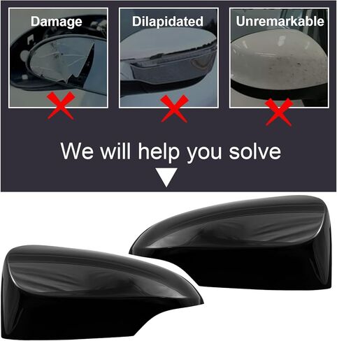 زوج واحد من أغطية المرايا الجانبية البديلة لسيارة Toyota Corolla Sedan 2014-2019 بدون إشارة الانعطاف للجانب الأيسر والأيمن OE 8794502410C0، 8791502410C0 (أبيض لؤلؤي) in Kuwait