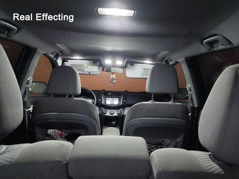 8 Piece 6000K White FJ Cruiser LED Interior Light Kit Package Replacement for Toyota FJ Cruiser 2007 2008 2009 2010 2011 2012 2013 2014, with Placement Diagram and Install Tool in Saudi Arabia