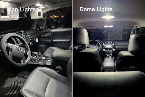 8 Piece 6000K White FJ Cruiser LED Interior Light Kit Package Replacement for Toyota FJ Cruiser 2007 2008 2009 2010 2011 2012 2013 2014, with Placement Diagram and Install Tool in Saudi Arabia