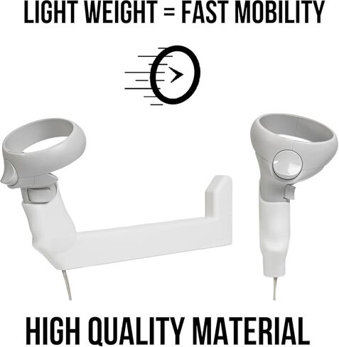 iSTOCK Left-Hand VR Gunstock - Stabilize Your Aim for Maximum Precision - Pro Grade, Light Weight, Highest Mobility Design - Compatible with Meta Quest 2, Quest 3, and Quest Pro in Saudi Arabia