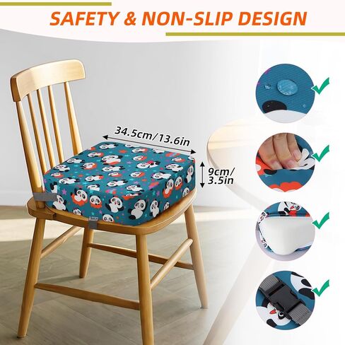 Portable Seat Cushion for Toddler Kids Baby Infant Washable Thick Seat Cushion (Pink) in Saudi Arabia