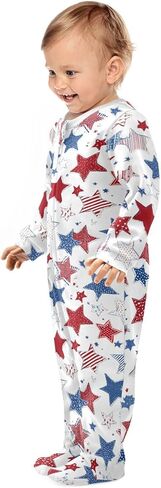 Dussdil Baby One-Piece Footies Newborn Rompers Pajamas Cotton Footed Pjs for Sleep Play Boys Girls in Kuwait